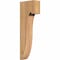 Ekena Millwork Del Monte Smooth Corbel, Western Red Cedar, 3 1/2"W x 8"D x 24"H COR04X08X24DEL00SWR - alternate 1